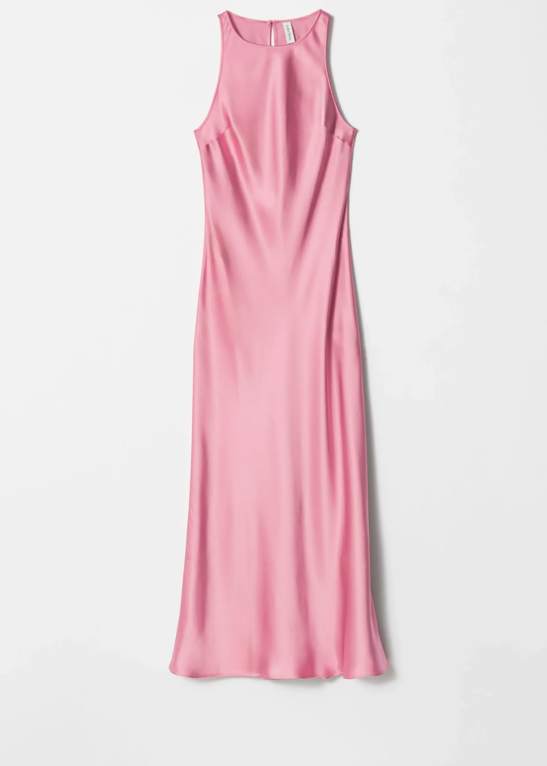 Ärmelloses Midikleid aus Satin
