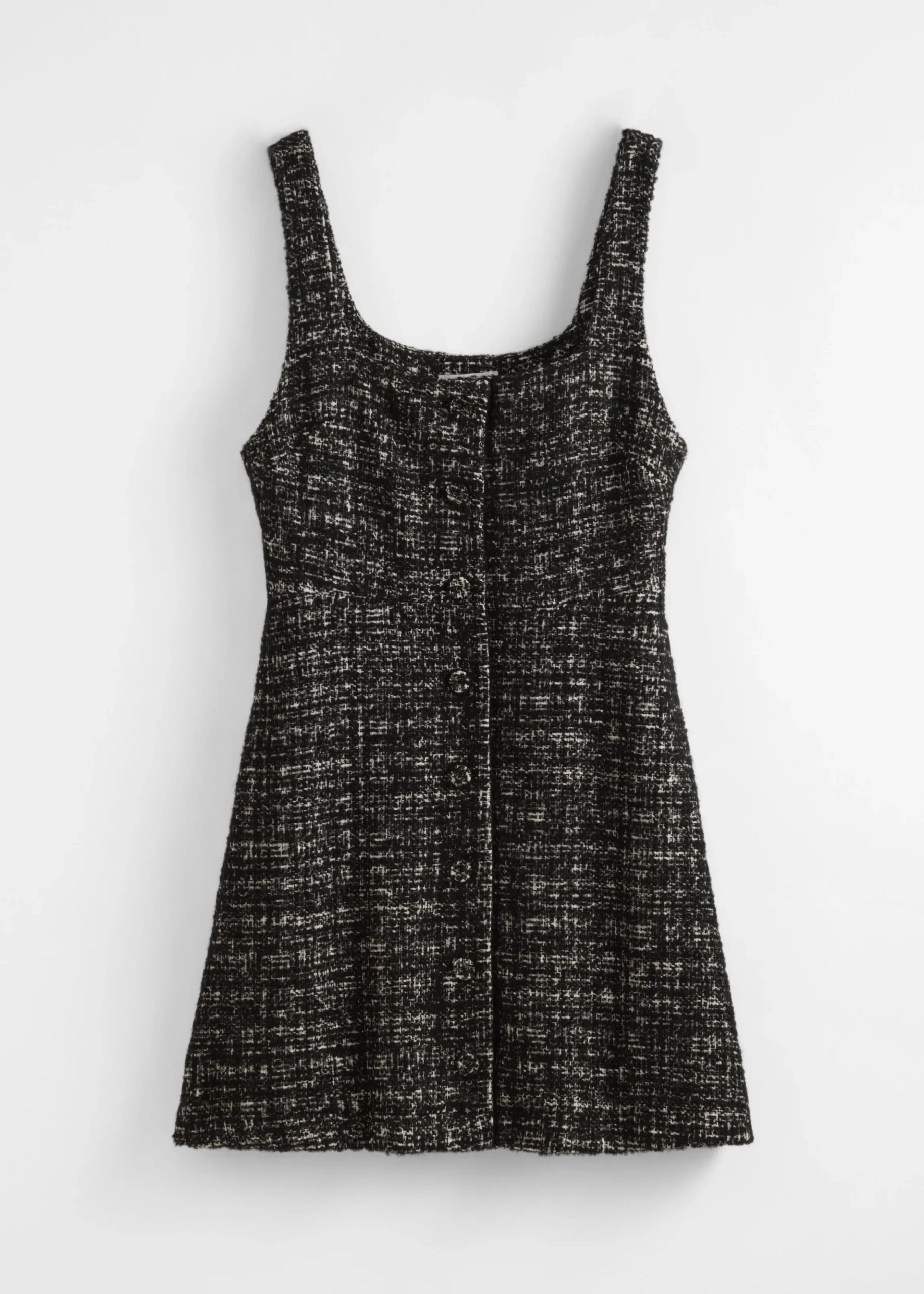 Ärmelloses Minikleid aus Tweed