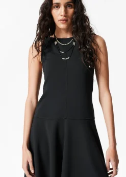 Ärmelloses Minikleid in A-Linie