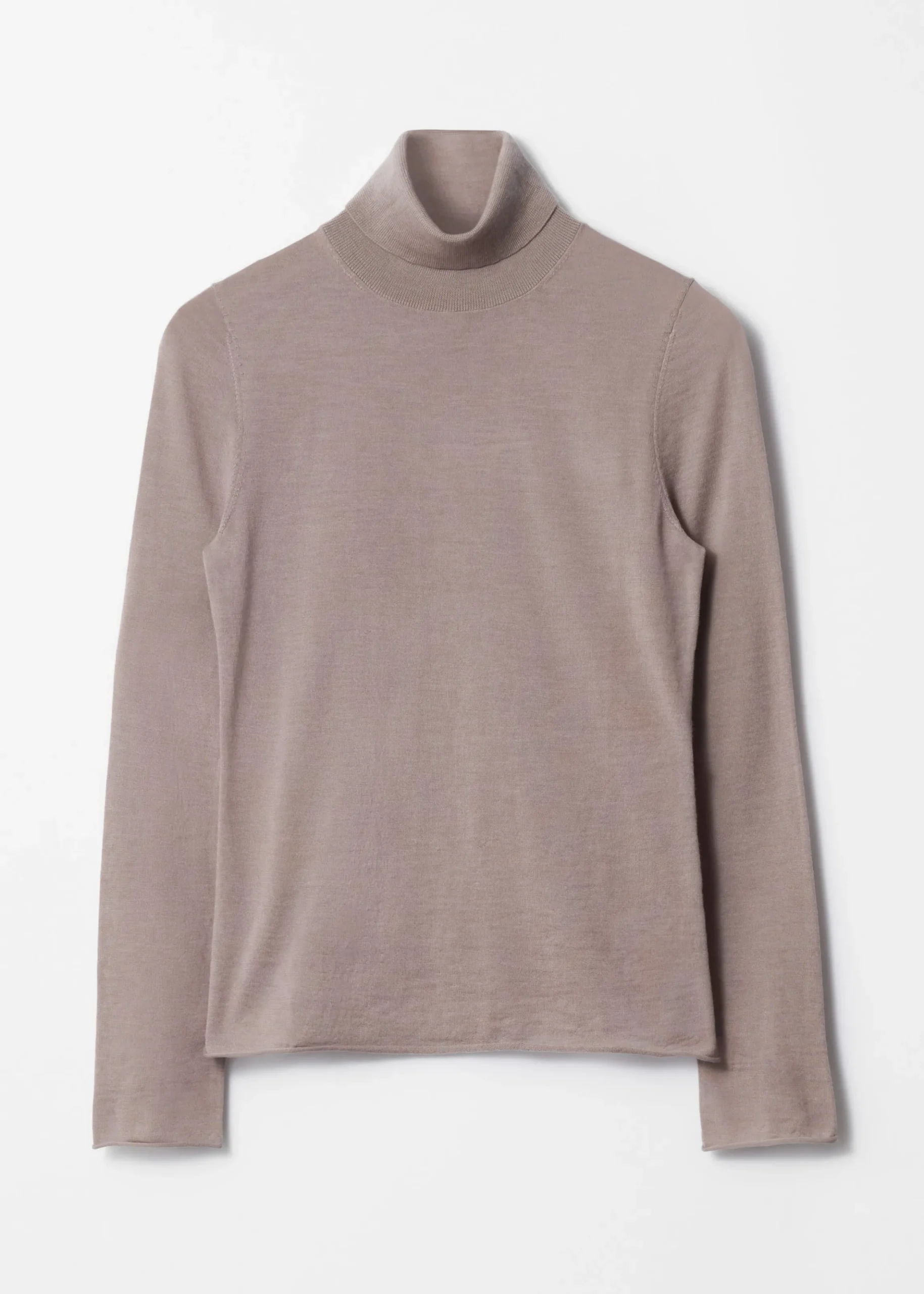 Rollkragenpullover aus Merinowolle