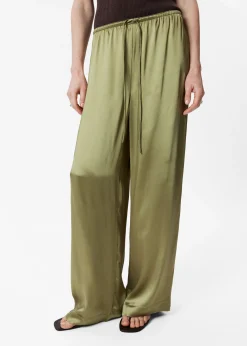 Satinhose mit Kordelzugbund