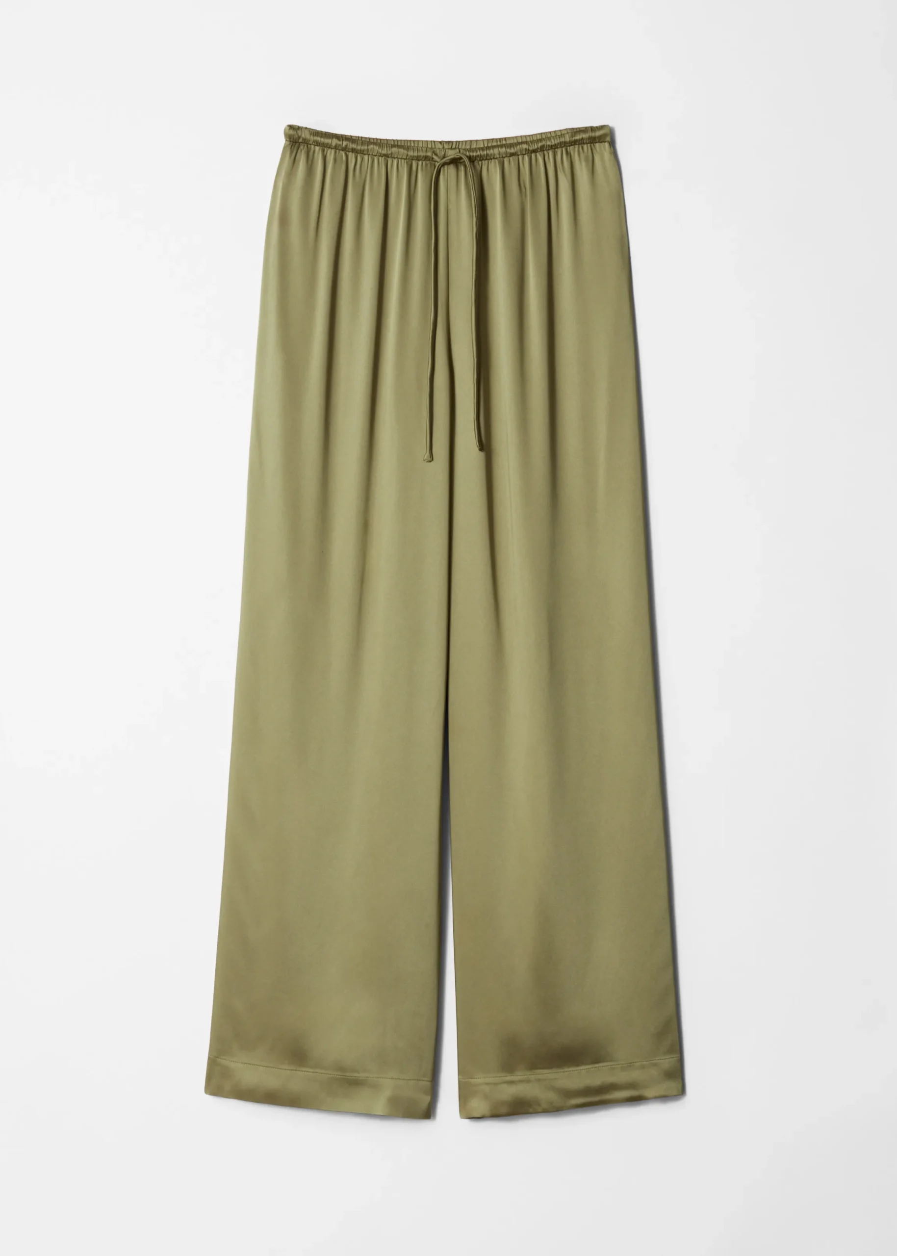 Satinhose mit Kordelzugbund