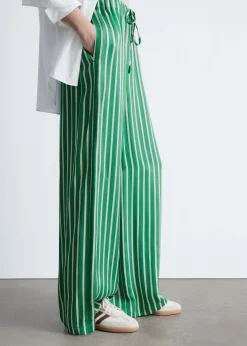 Satinhose mit Kordelzugbund