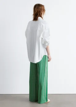 Satinhose mit Kordelzugbund