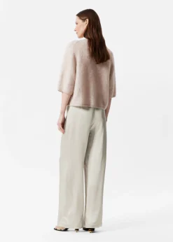Satinhose mit Kordelzugbund