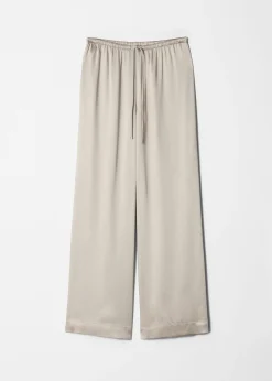 Satinhose mit Kordelzugbund