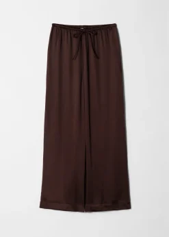 Satinhose mit Kordelzugbund