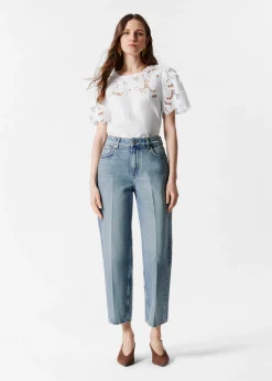 Schmal zulaufende Jeans