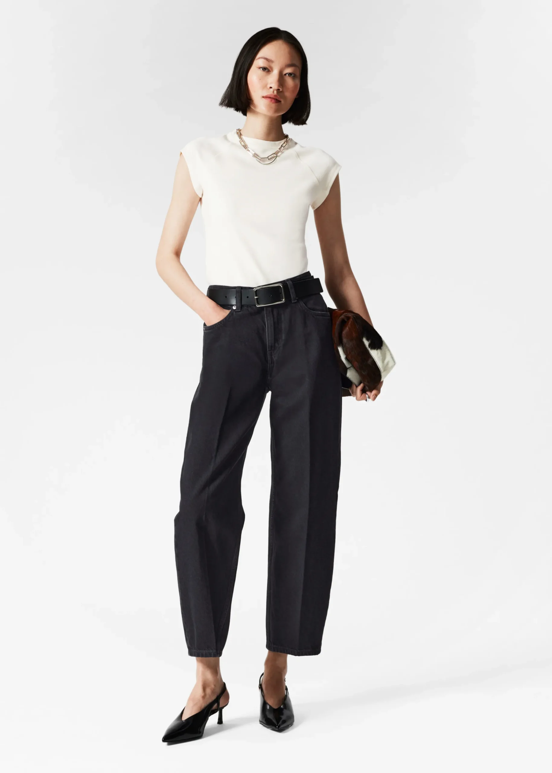 Schmal zulaufende Jeans