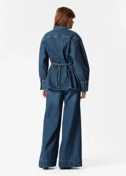Schmal zulaufendes Jeanshemd