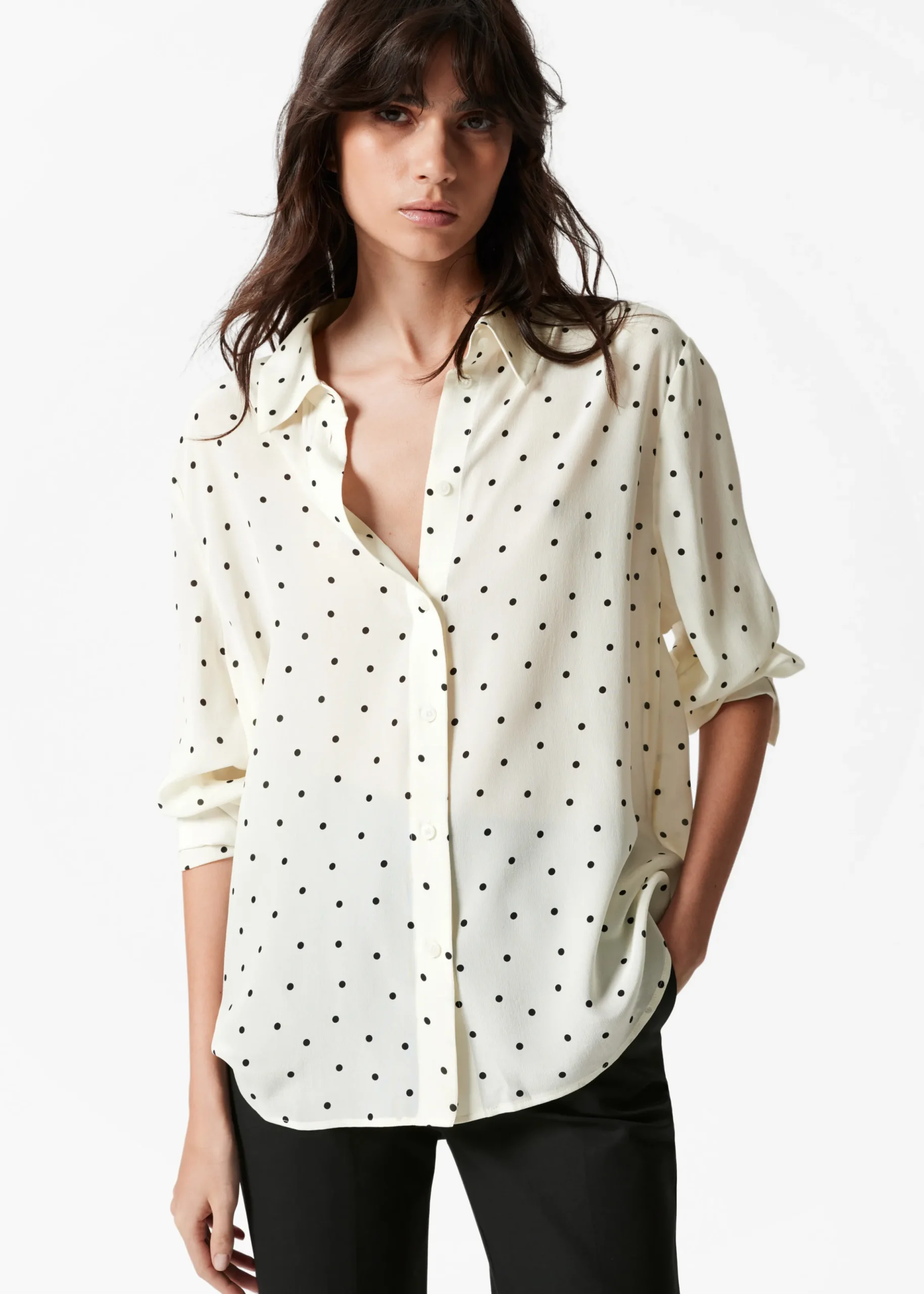 Seidenbluse