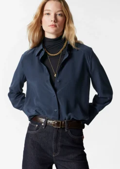 Seidenbluse