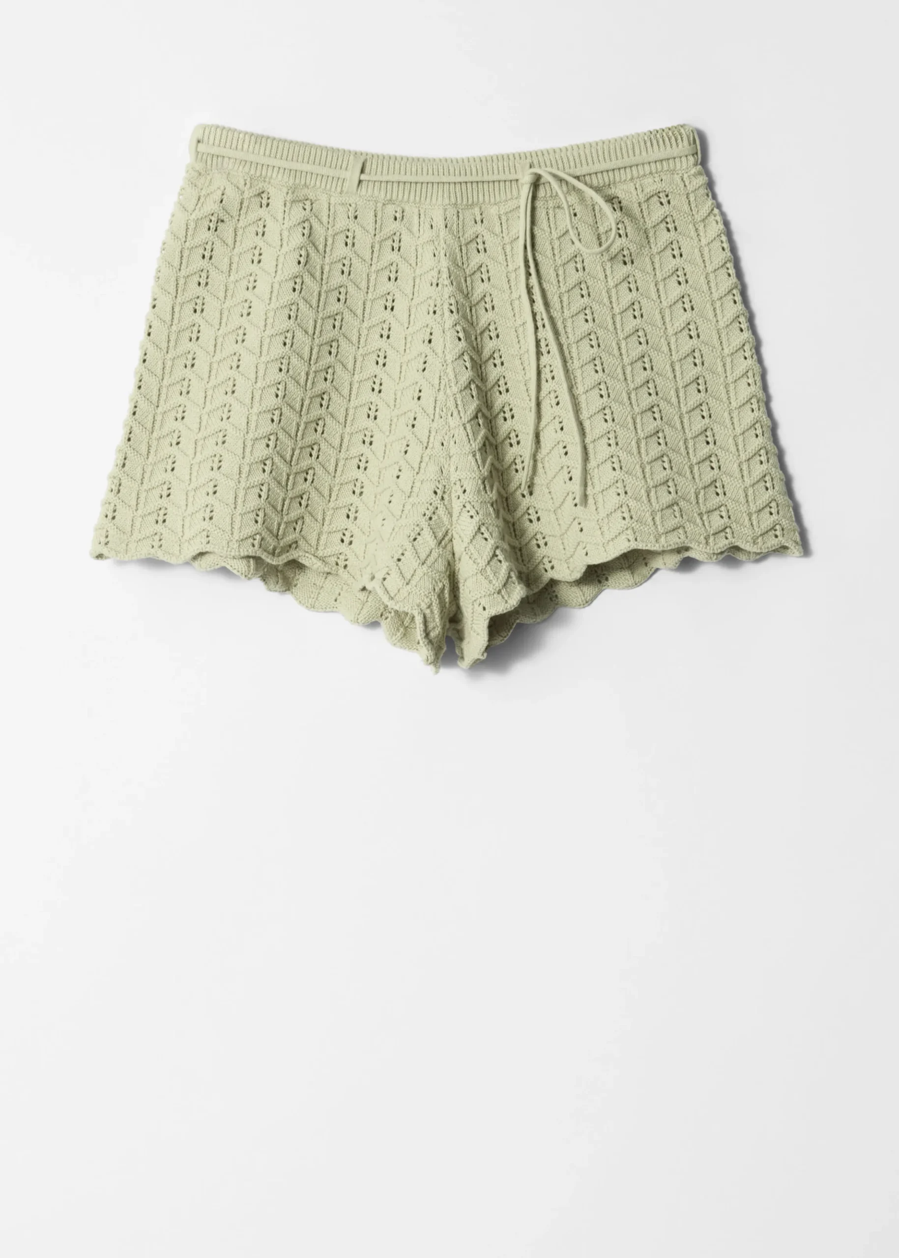 Shorts aus Pointelle-Strick