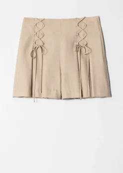 Shorts mit Schnürung