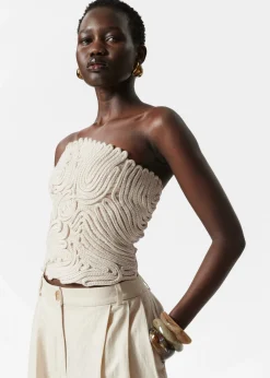 Skulpturales Bandeau-Top