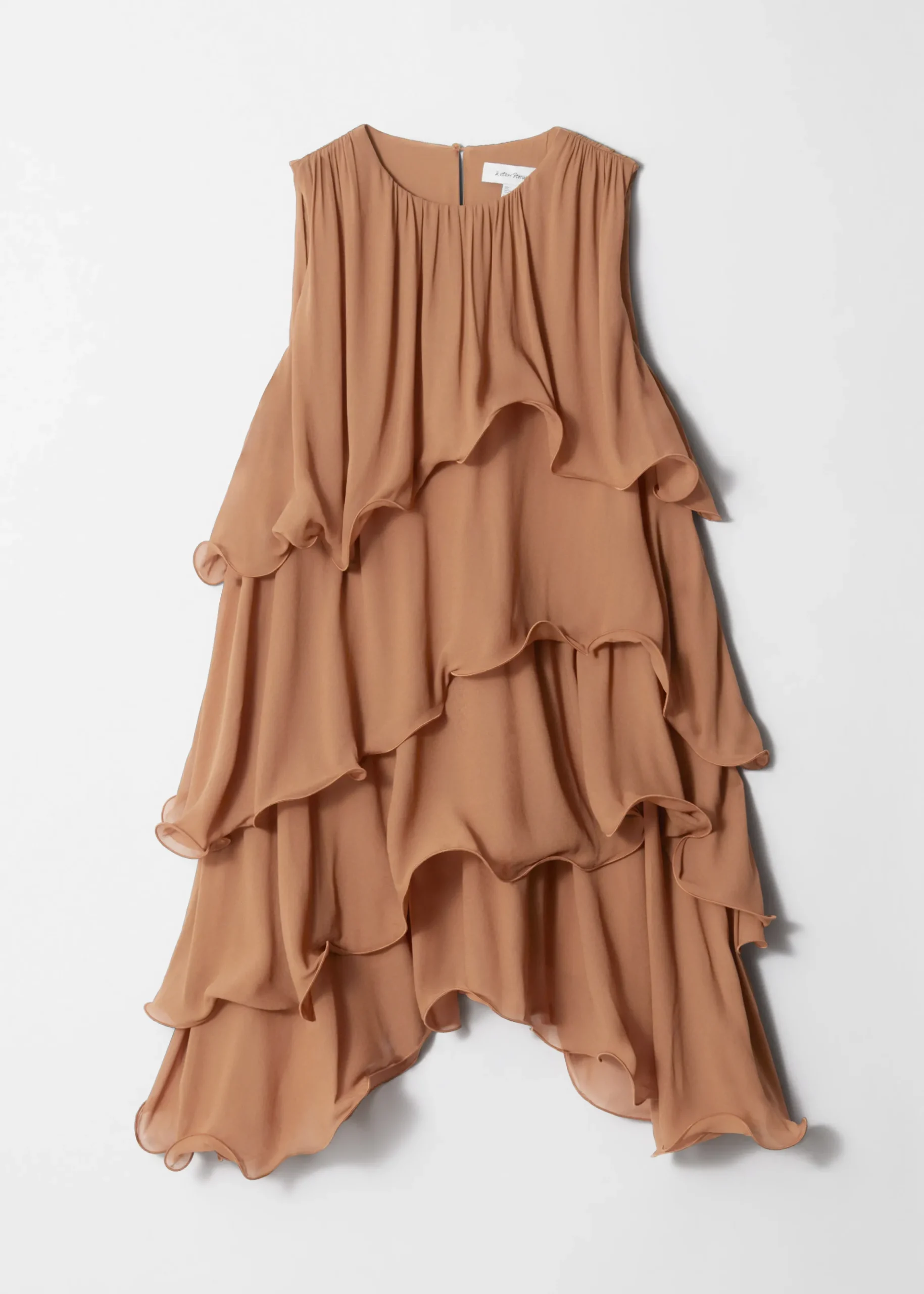 Sleeveless Frill Mini Dress