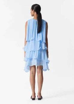 Sleeveless Frill Mini Dress