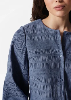 Smocked BalloonSleeve Top