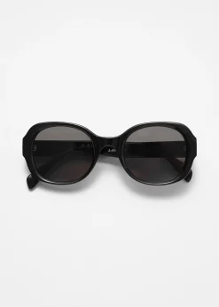 Sonnenbrille mit markantem, rundem Rahmen
