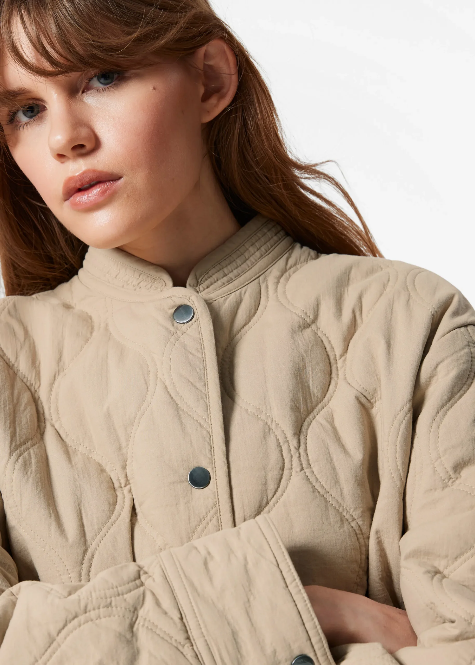 Steppjacke mit Stehkragen