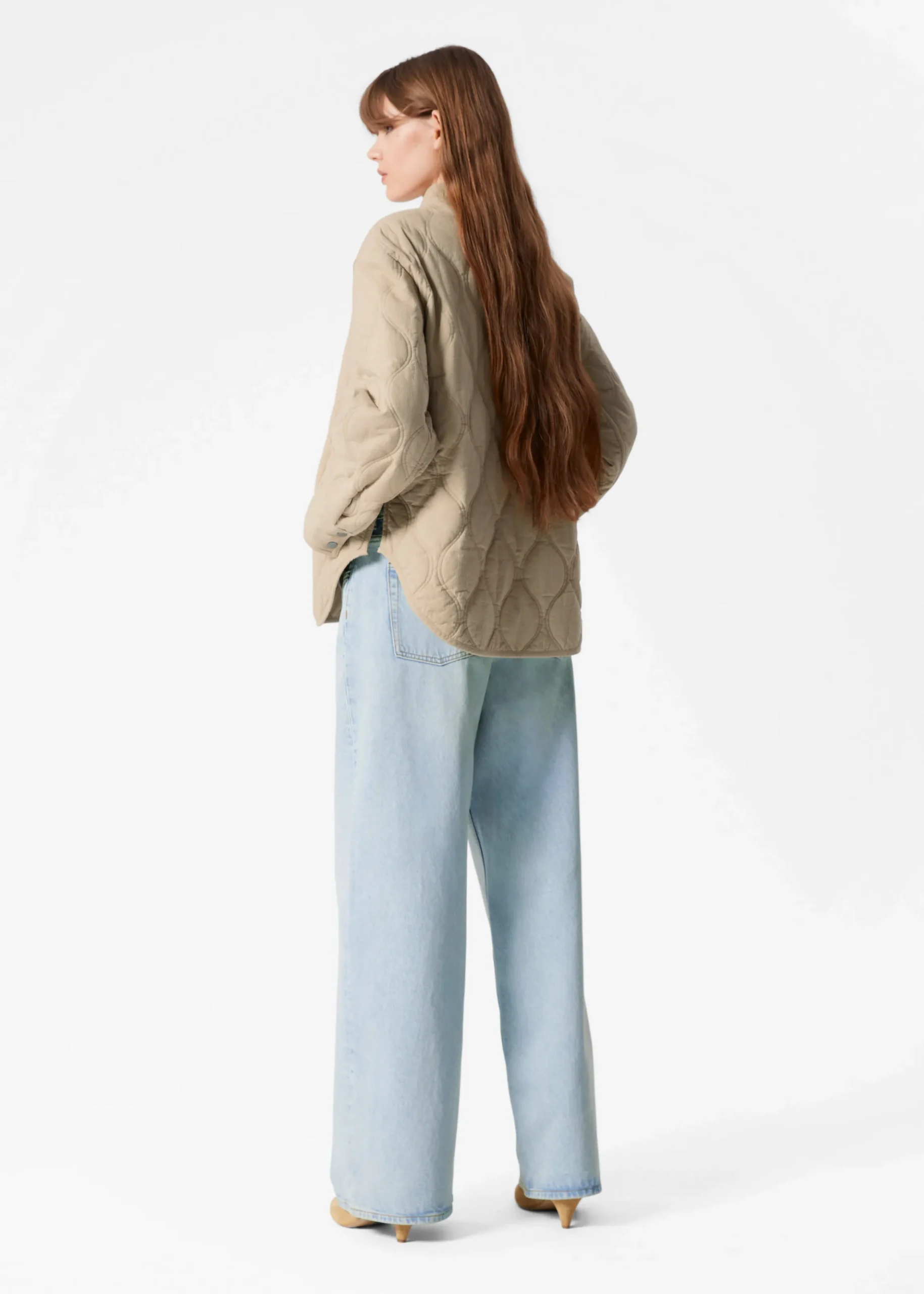 Steppjacke mit Stehkragen