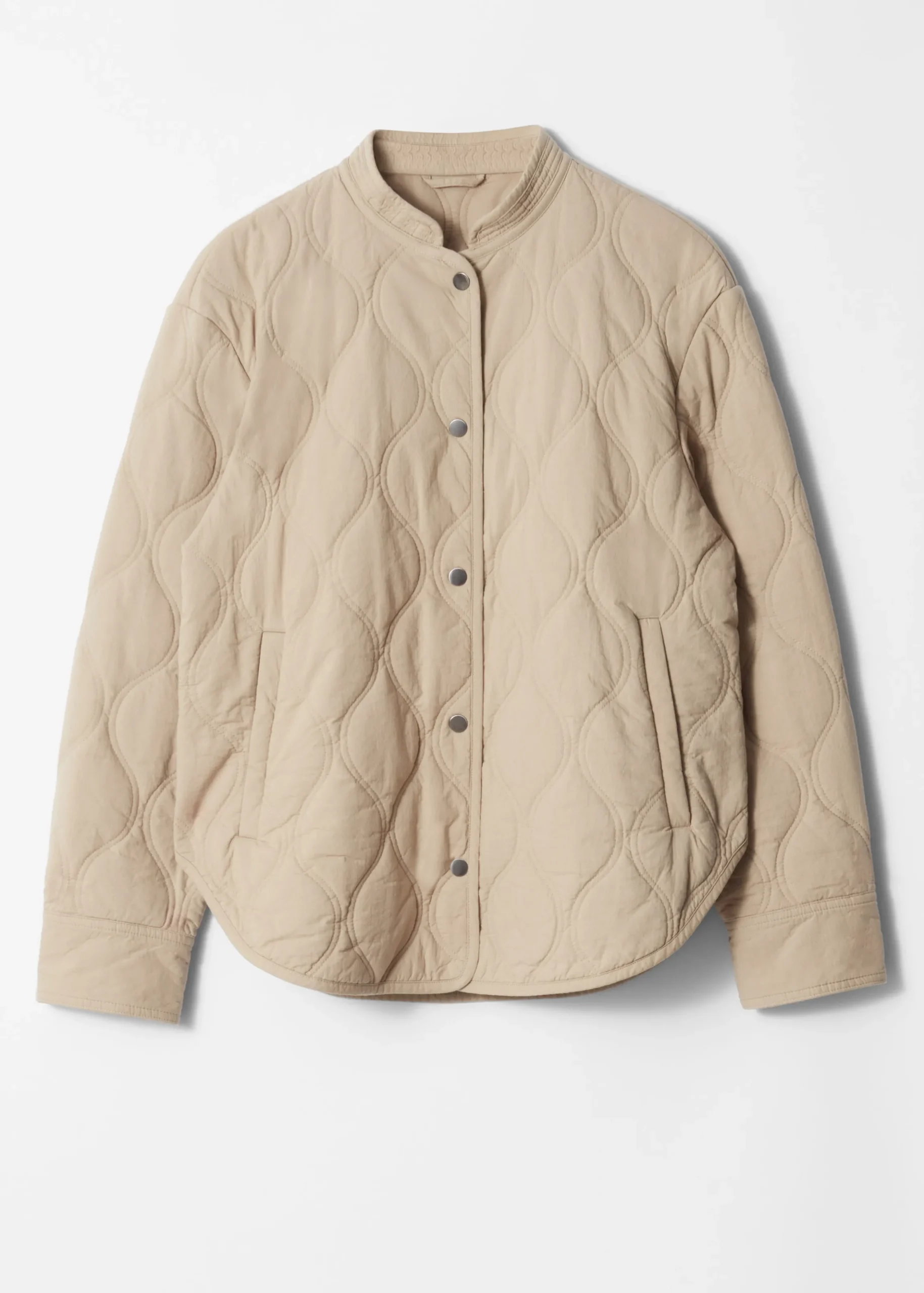 Steppjacke mit Stehkragen