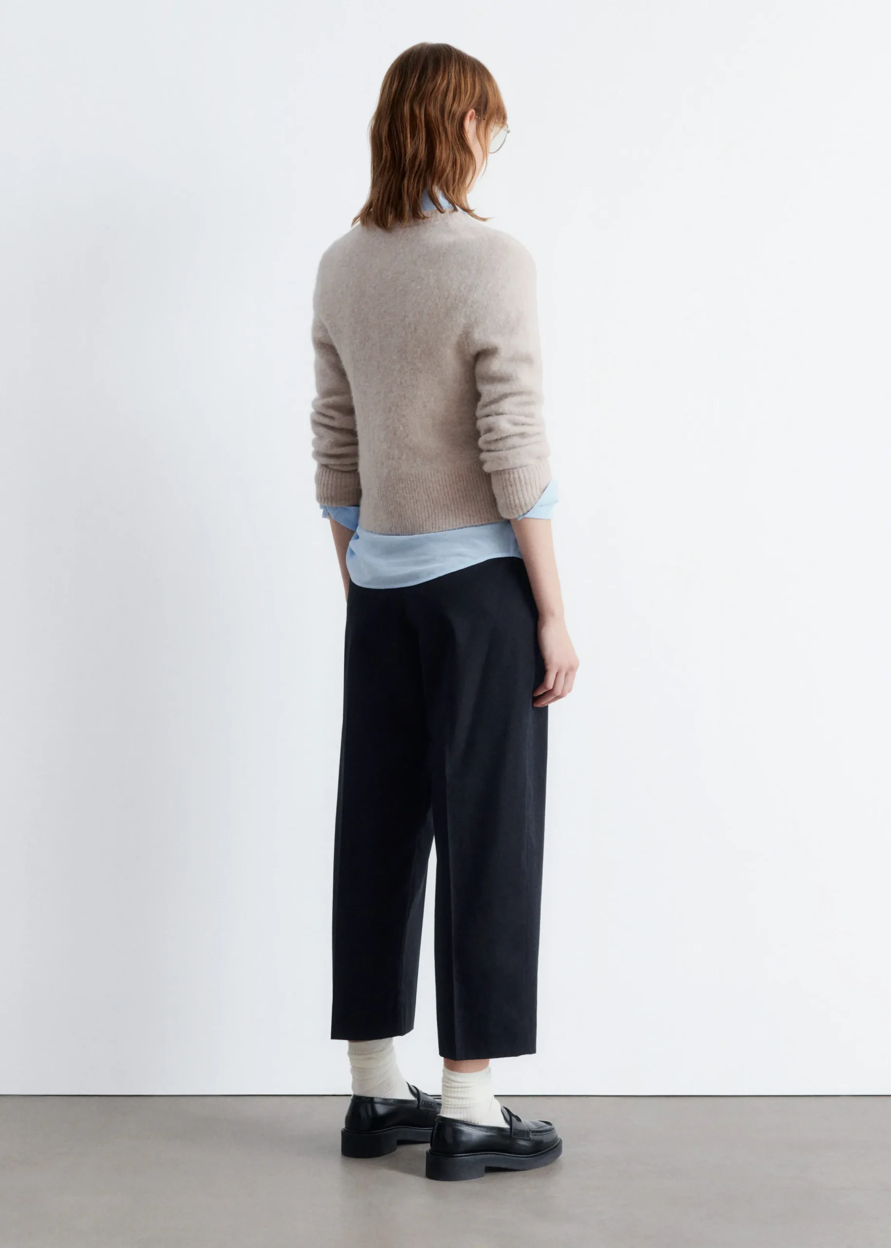 Strickjacke aus Alpaka-Mix