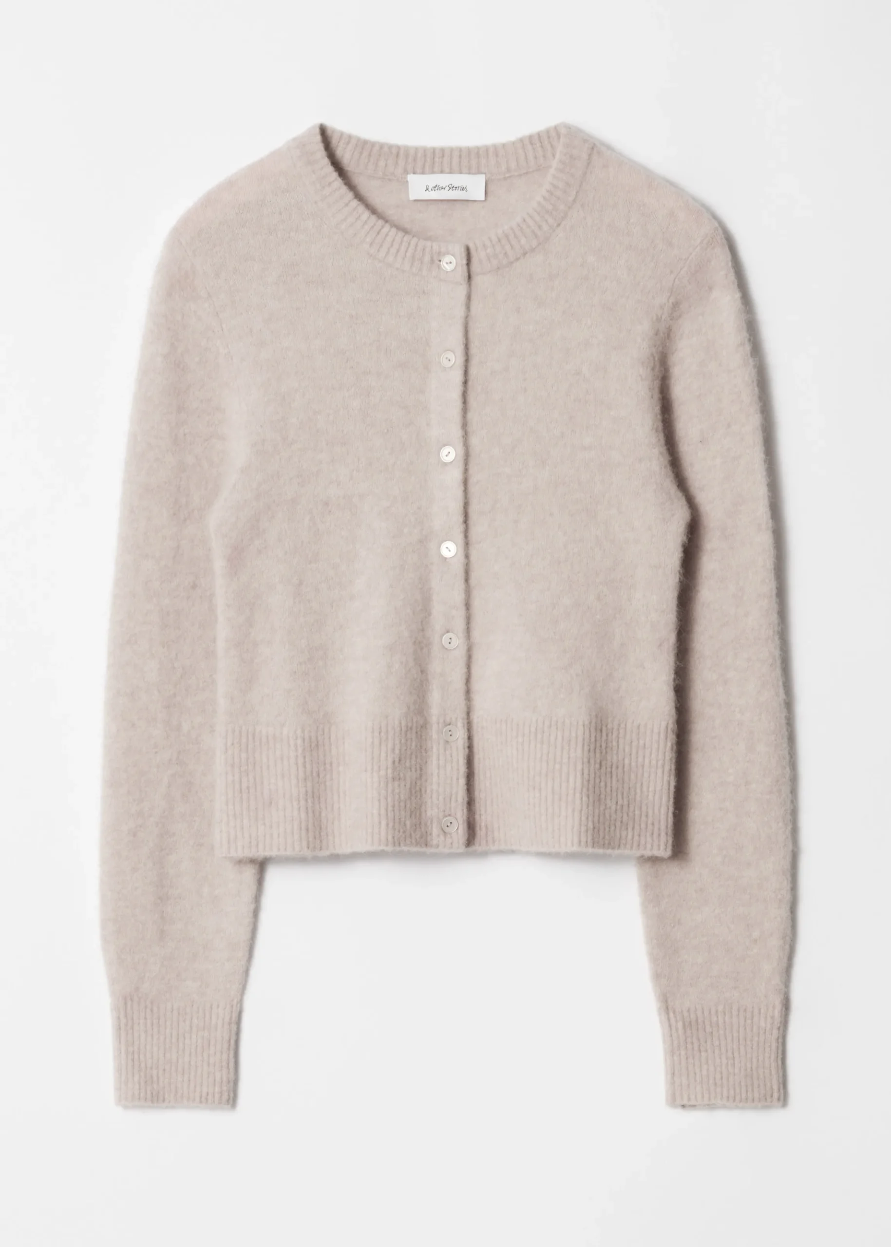 Strickjacke aus Alpaka-Mix