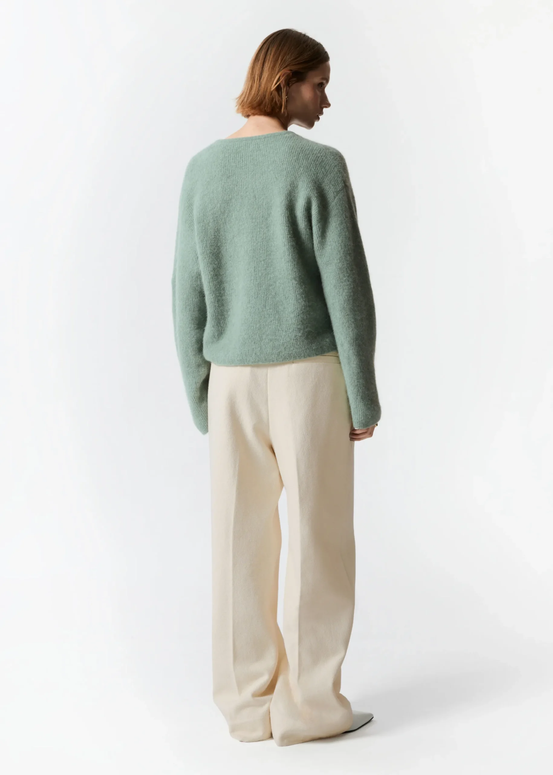 Strickjacke aus Alpaka-Mix