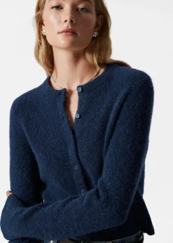 Strickjacke aus Alpaka-Mix