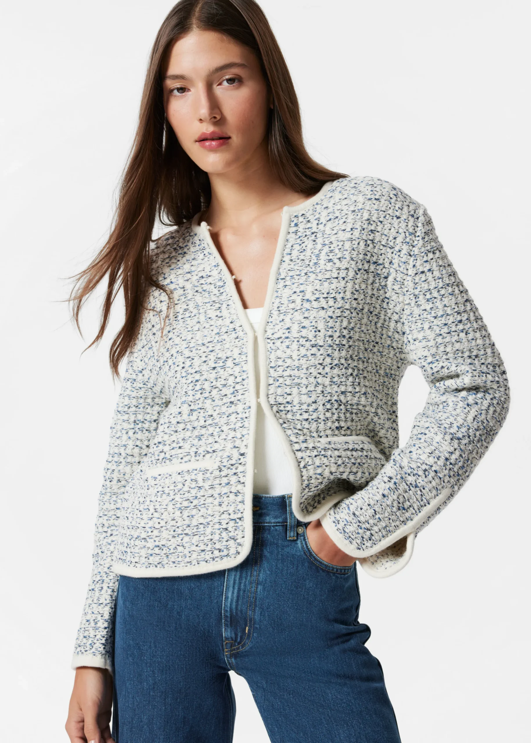 Strickjacke aus Merinowolle