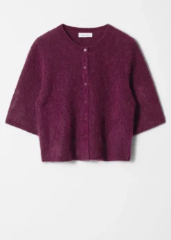 Strickjacke aus Mohair-Mix