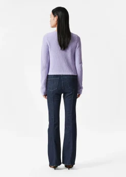 Strickjacke mit Bindedetail