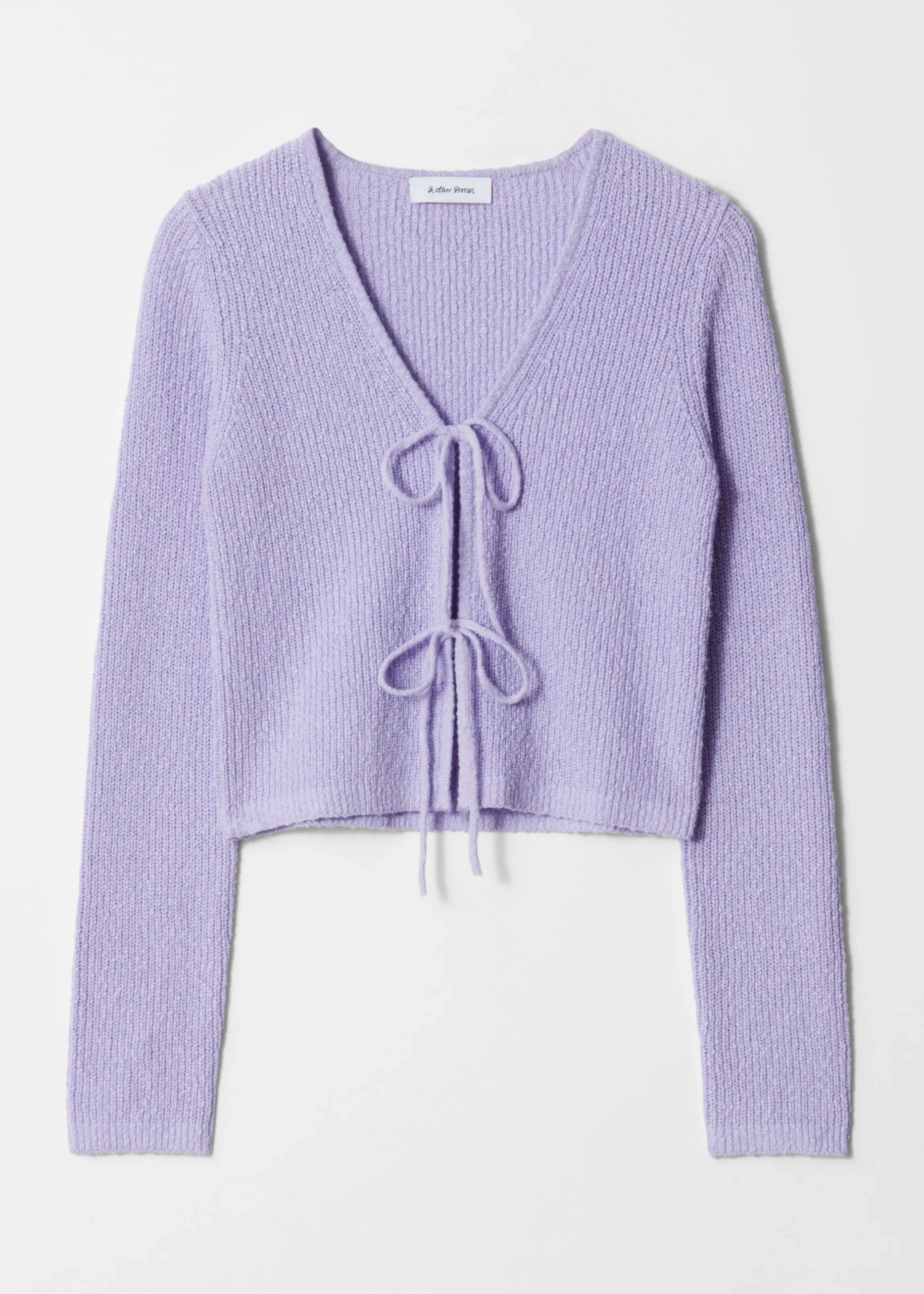Strickjacke mit Bindedetail