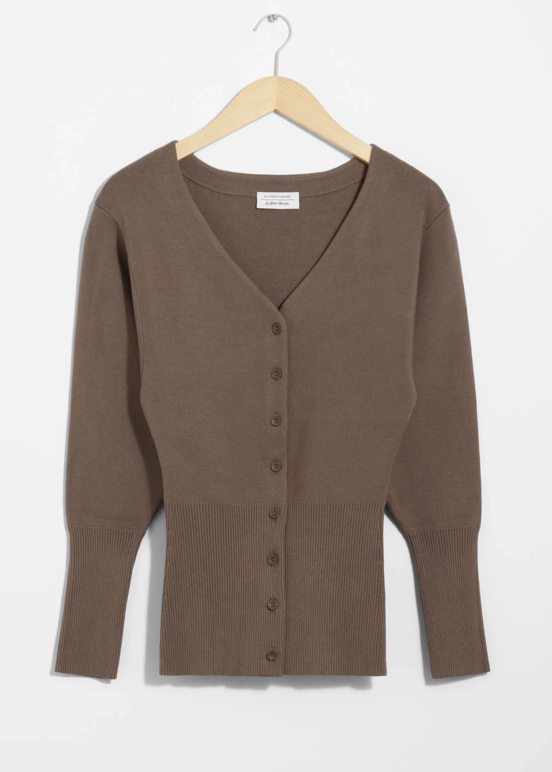 Strickjacke mit Knopfleiste