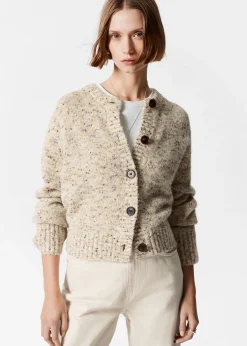 Strickjacke mit Knopfleiste