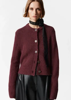 Strickjacke mit Knopfleiste