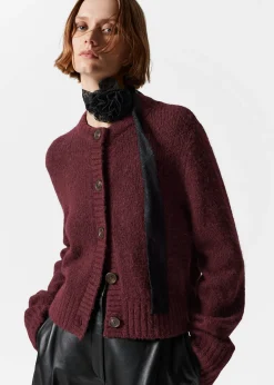 Strickjacke mit Knopfleiste