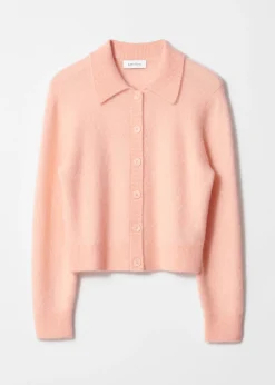 Strickjacke mit Kragen