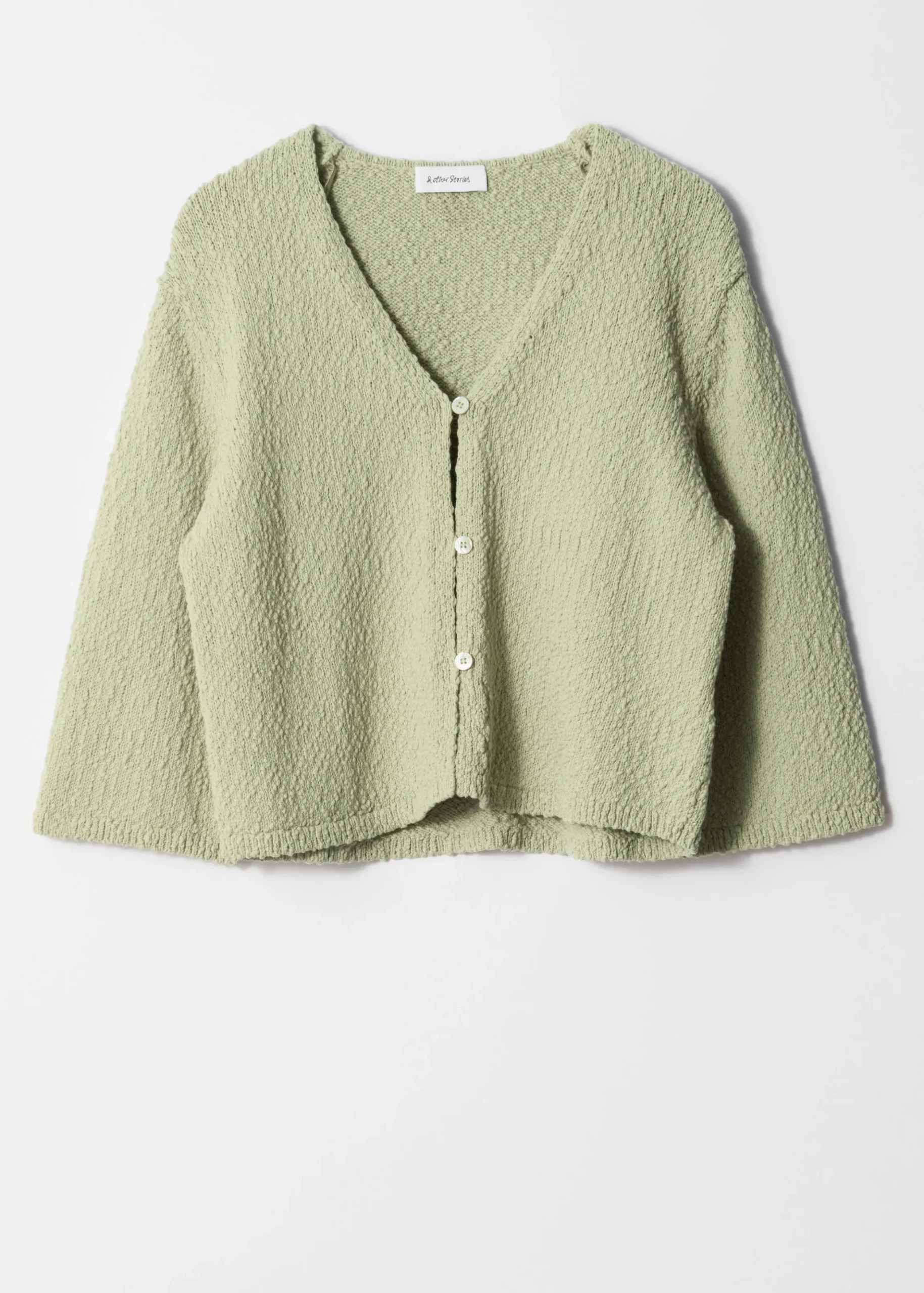 Strickjacke mit kurzen Ärmeln