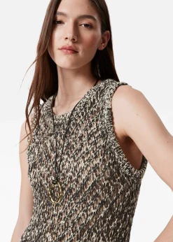 Strickkleid in Midi-Länge