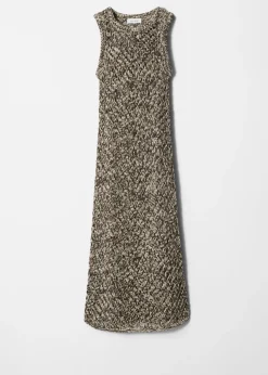 Strickkleid in Midi-Länge