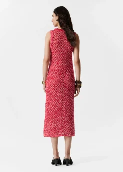 Strickkleid in Midi-Länge