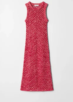 Strickkleid in Midi-Länge