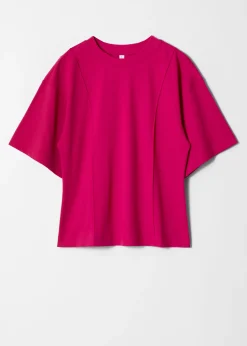Strukturiertes T-Shirt