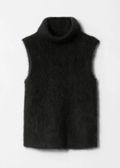 Tanktop aus gebürstetem Mohair-Mix