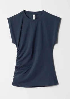 Tanktop aus Jersey mit Raffungen