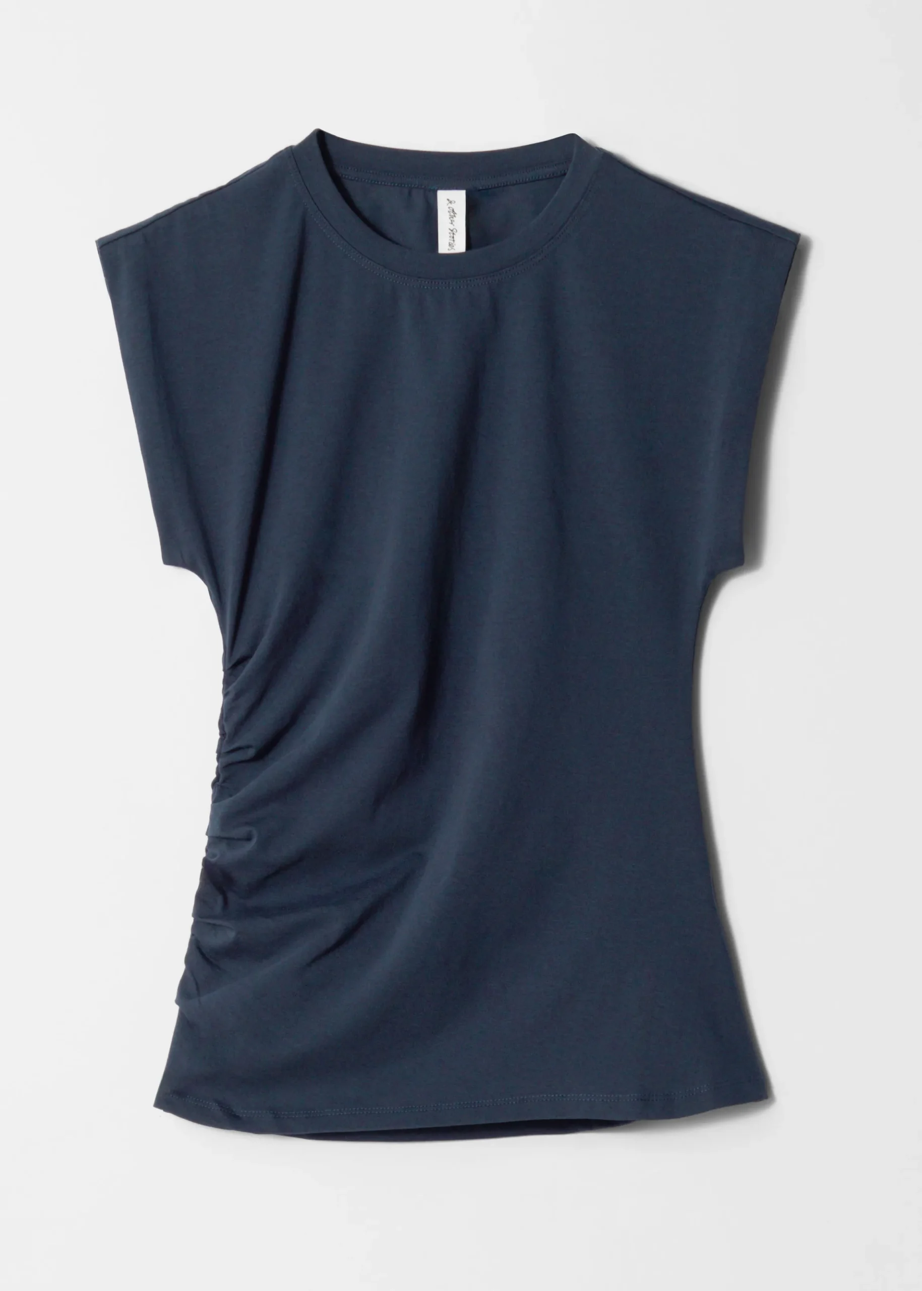 Tanktop aus Jersey mit Raffungen