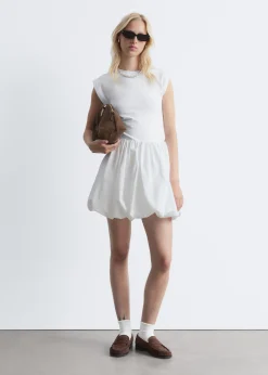 Tanktop aus Jersey mit Raffungen