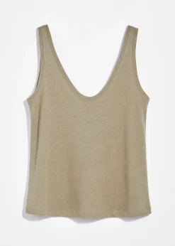 Tanktop aus Leinen-Mix